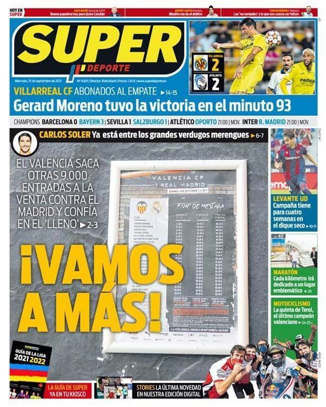 Las portadas de la prensa deportiva de hoy