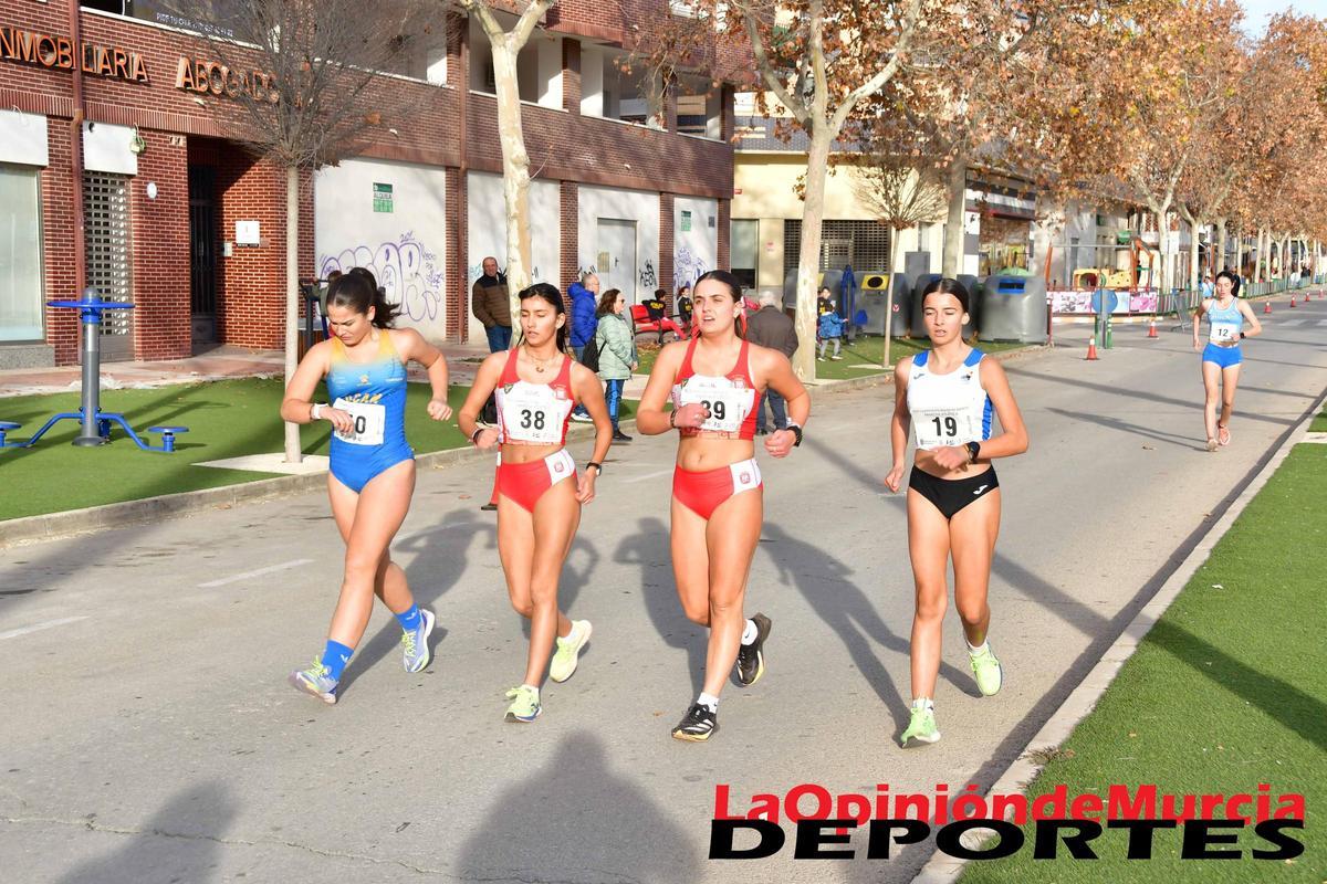 Carrera regional de marcha en Jumilla.
