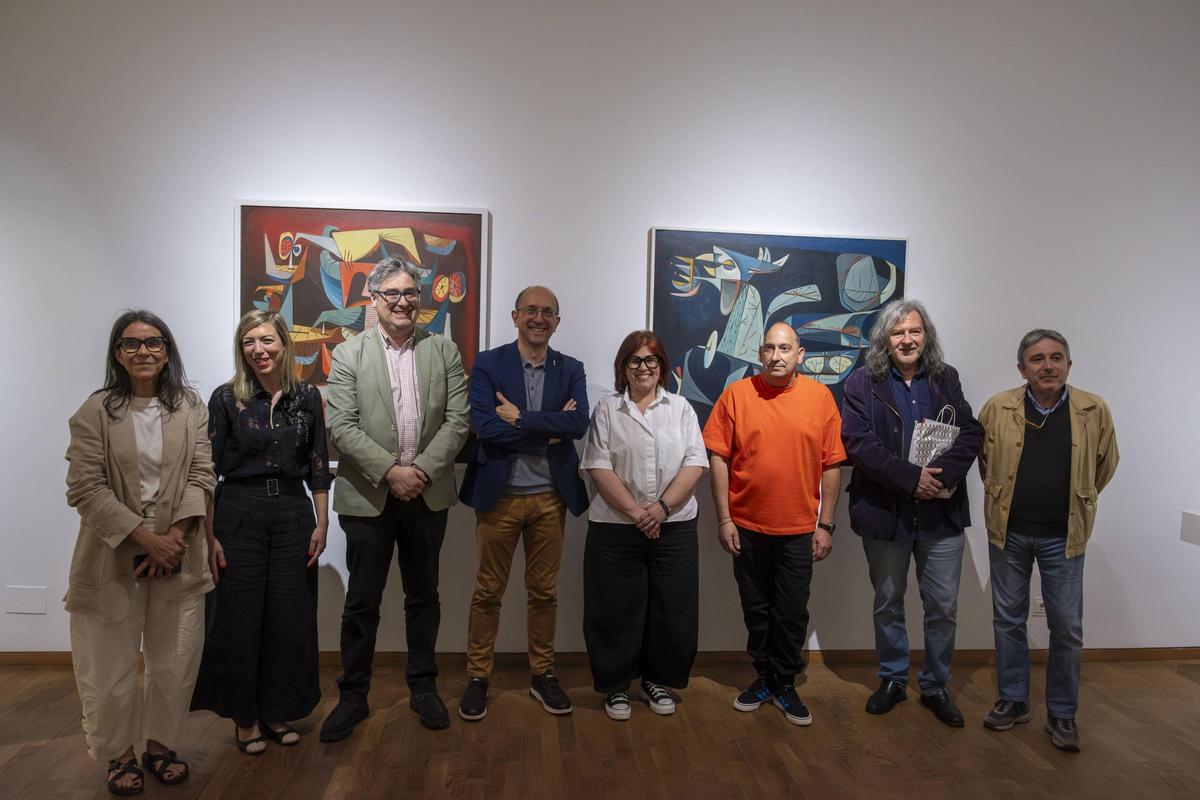 Inauguración da exposición de 30 aniversario do Museo Eugenio Granell