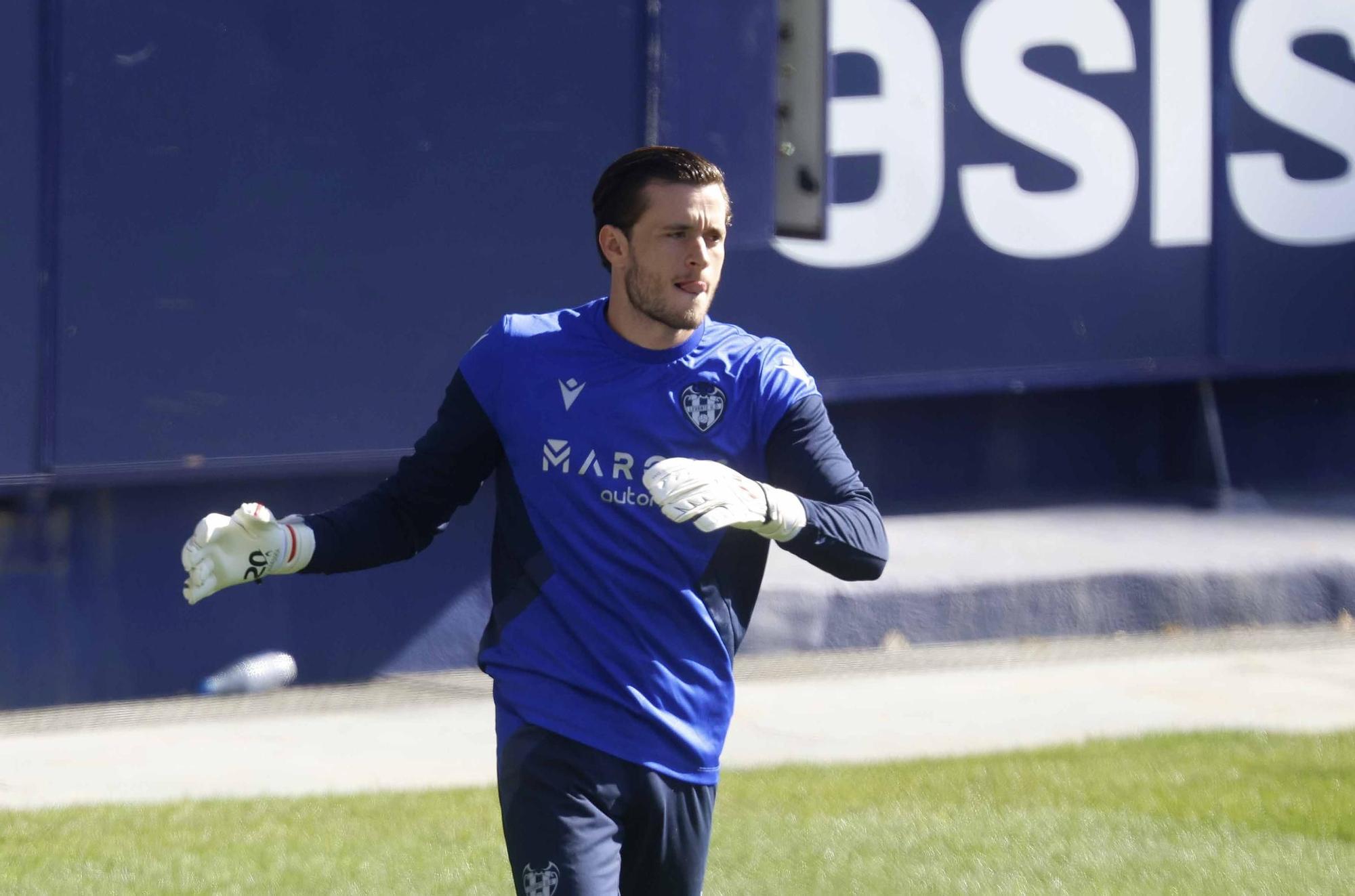 Sesión de entrenamiento del Levante UD