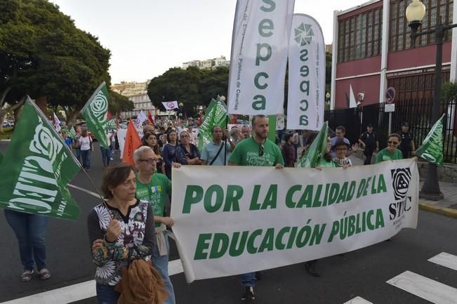 Manifestación por la Huelga general educativa