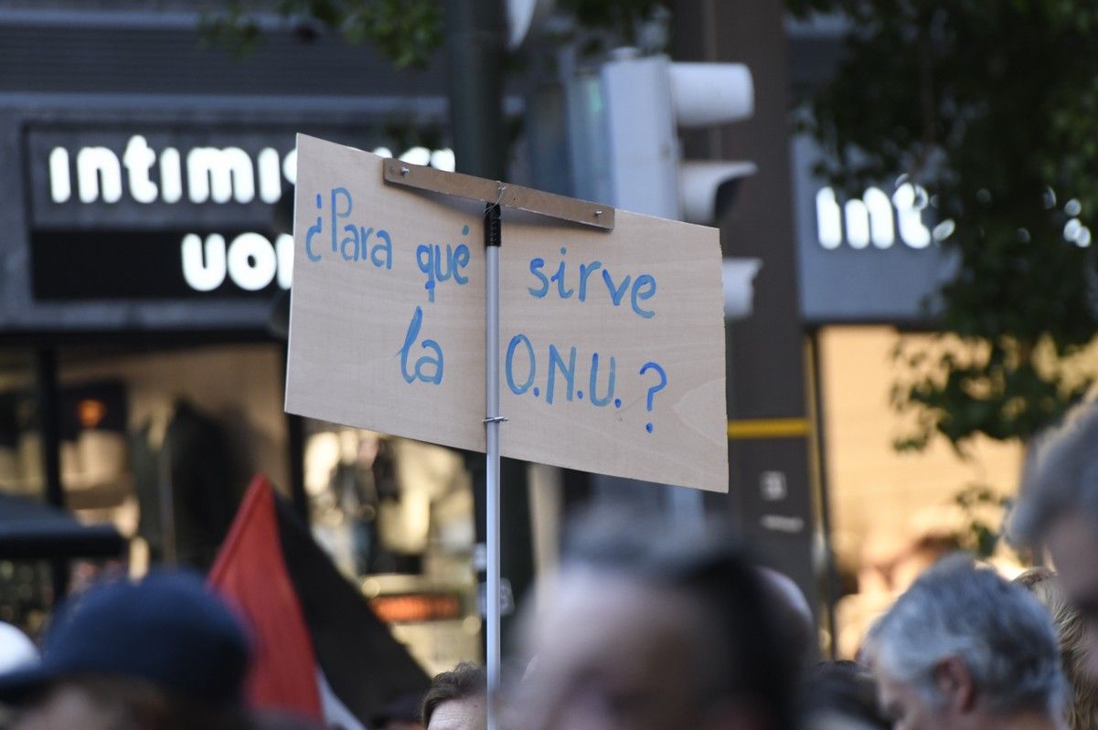 La manifestación de Murcia a favor de Gaza, en imágenes