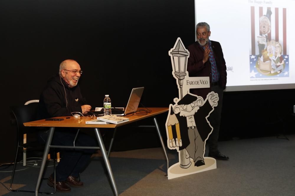 Gogue y Carlos Blanco, durante la presentación