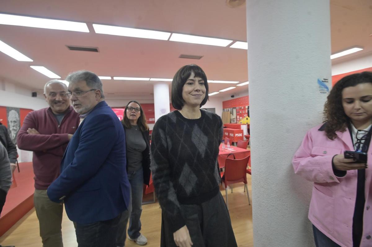 La ministra Diana Morant expuso ante los medios de comunicación las peticiones del Gobierno al Consell