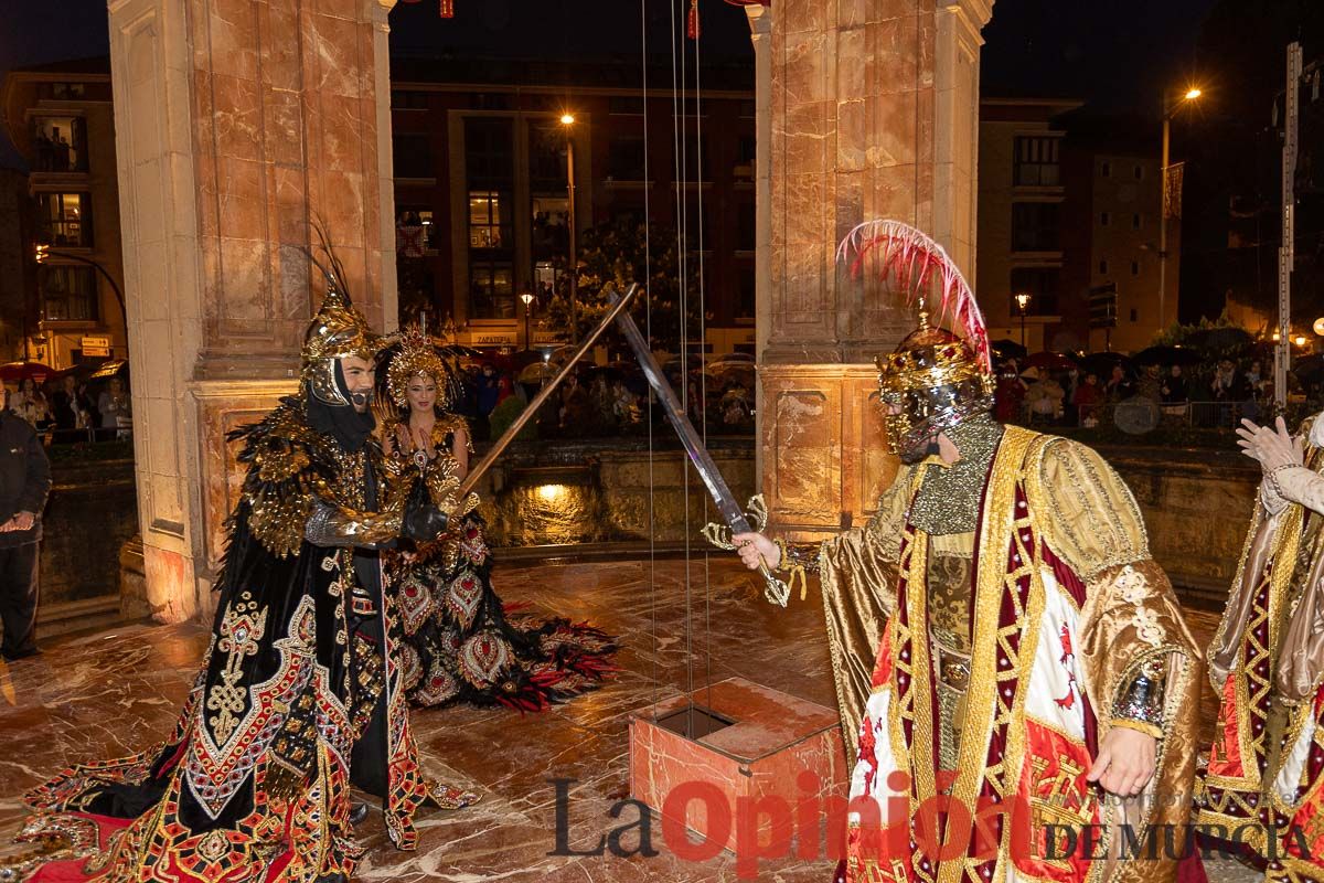 Desfile de Moros y cristianos y parlamento en las Fiestas de Caravaca