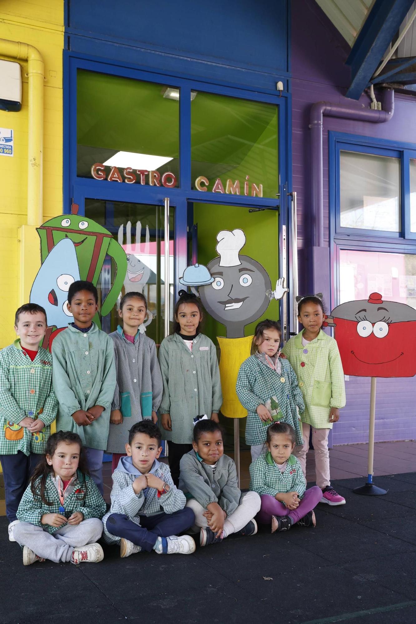 El colexu Alfonso Camín demuestra que "tien bon canil"