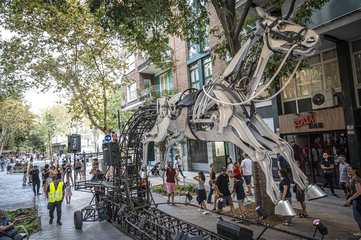 La Mercè en la superilla de Consell de Cent