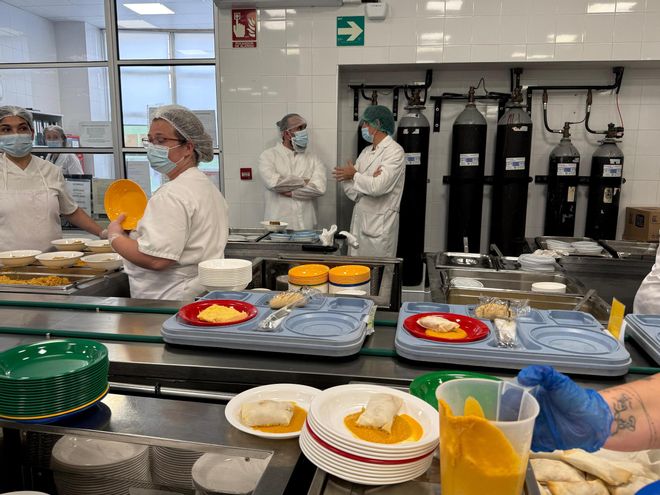 Menú de Jacob Torreblanca para los pacientes del Hospital de Alicante