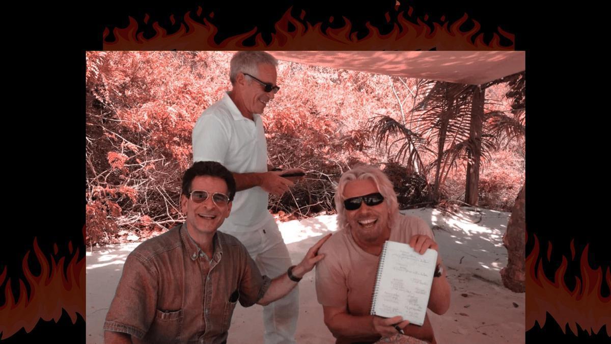 Richard Branson con Epstein