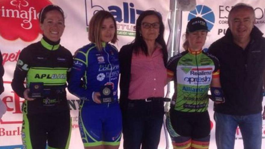 Las ganadoras femeninas de la prueba.