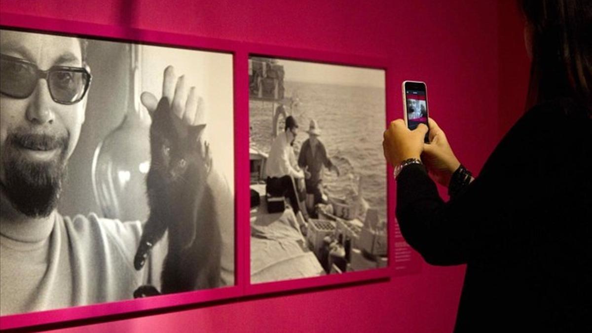 Fotografías de Baltasar Porcel por Toni Catany en la exposición del Palau Robert