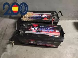 Detenido por sustraer seis baterías de diferentes vehículos en Lorca