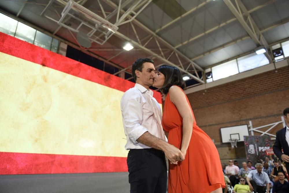 Mitin de Pedro Sánchez en Murcia