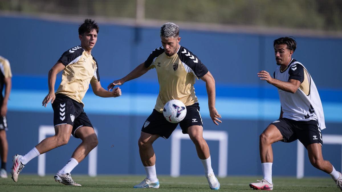 Dani Lorenzo en el entrenamiento matinal.
