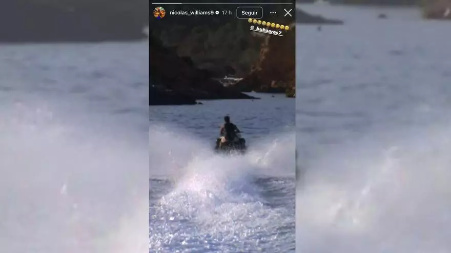 En plena negociacin por su fichaje as se lo pasa Nico en Ibiza