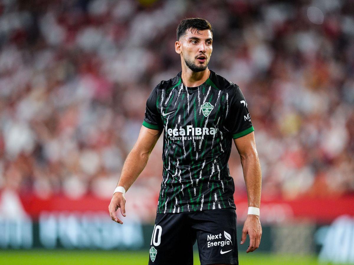 El futbolista del Elche CF, Rafa Mir