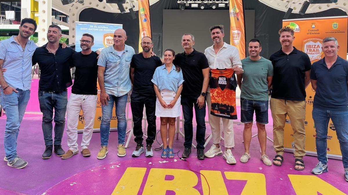 Imagen del acto de presentación de la 15ª edición del Ibiza Trail Maratón en el hotel Ibiza Rocks.