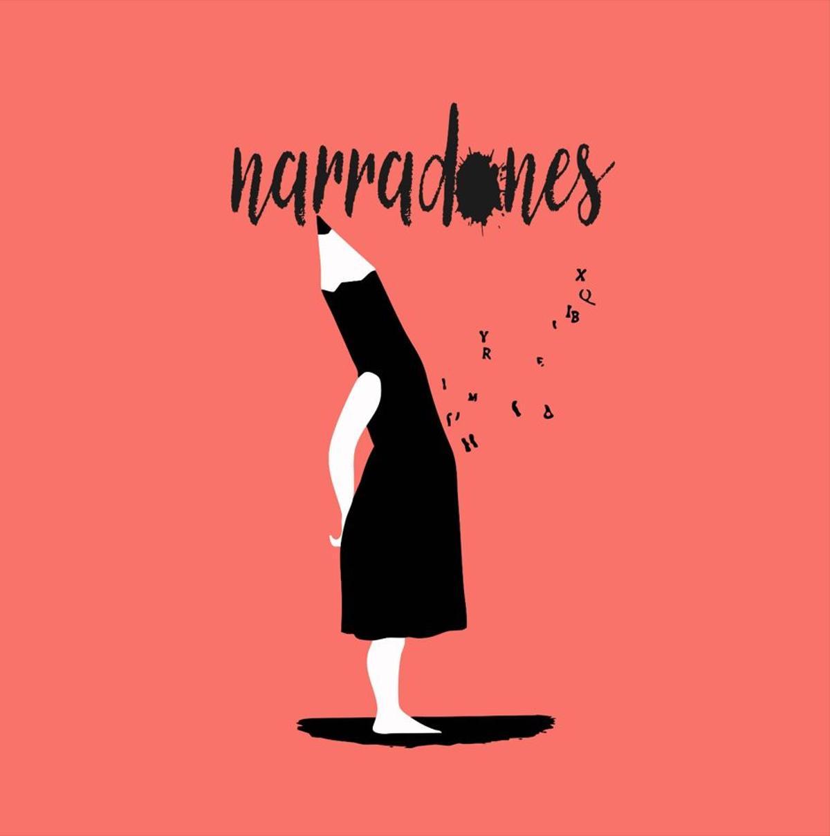 La imatge gràfica de les Narradones és obra de l'artista Cristina Zafra