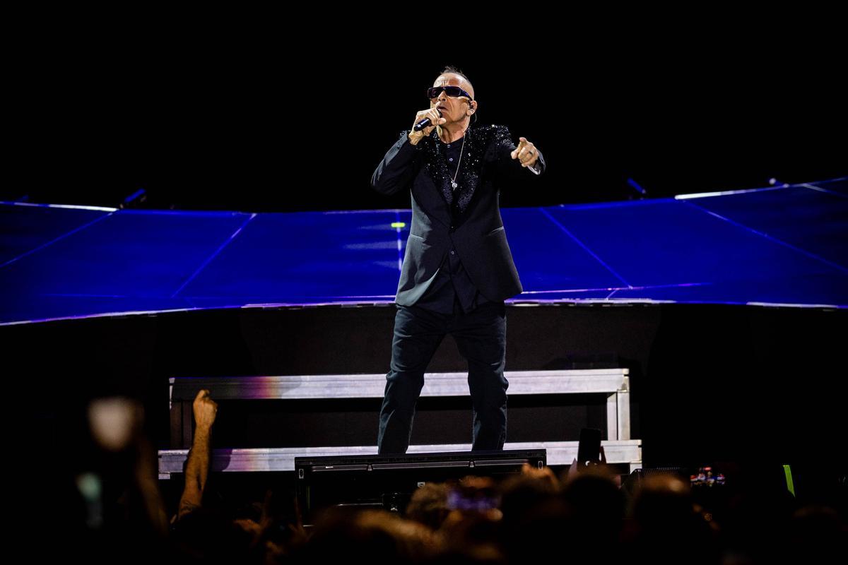 Eros Ramazzotti en el Palau Sant Jordi.