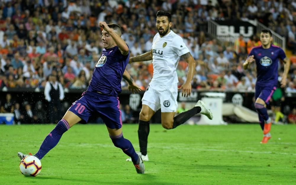 El Valencia-Celta, en imágenes