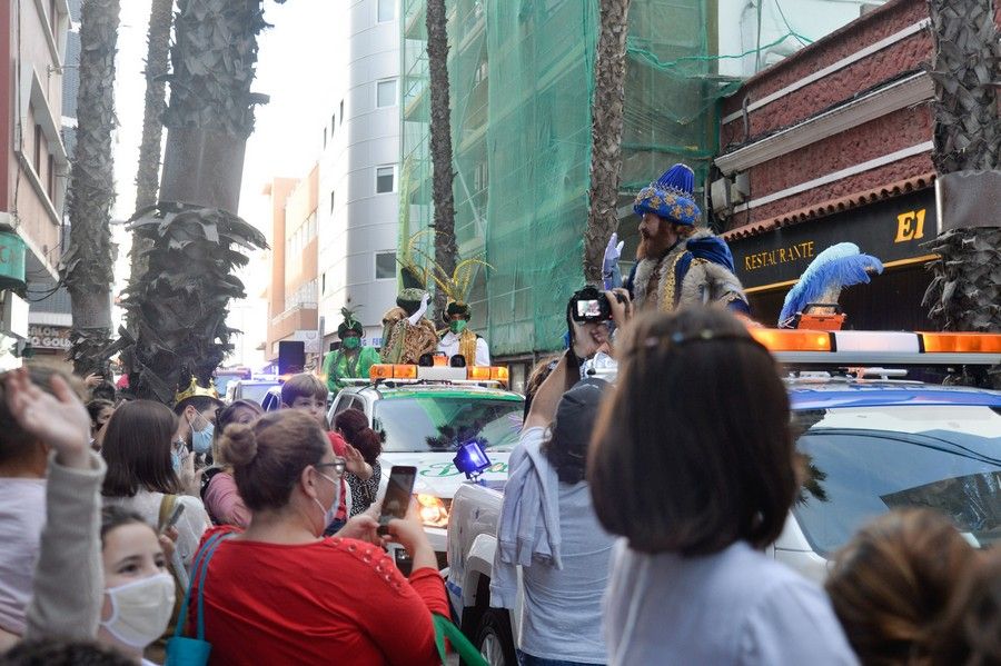 Caravana de los Reyes Magos en la capital grancanaria