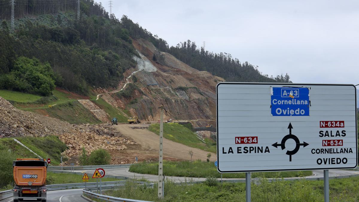 El “argayón” de Casazorrina, en Salas.