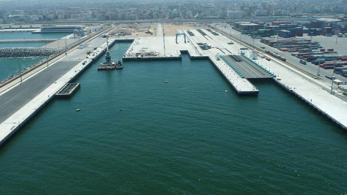La zona del nuevo astillero de Casablanca al que opta Marina Meridional.