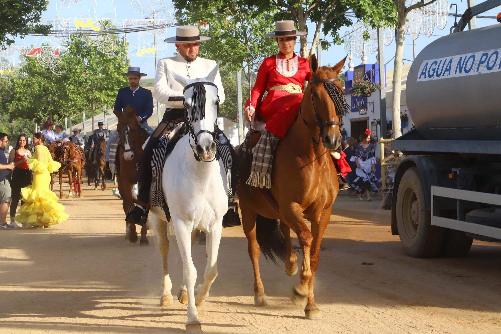 Un paseo de caballos muy exigente