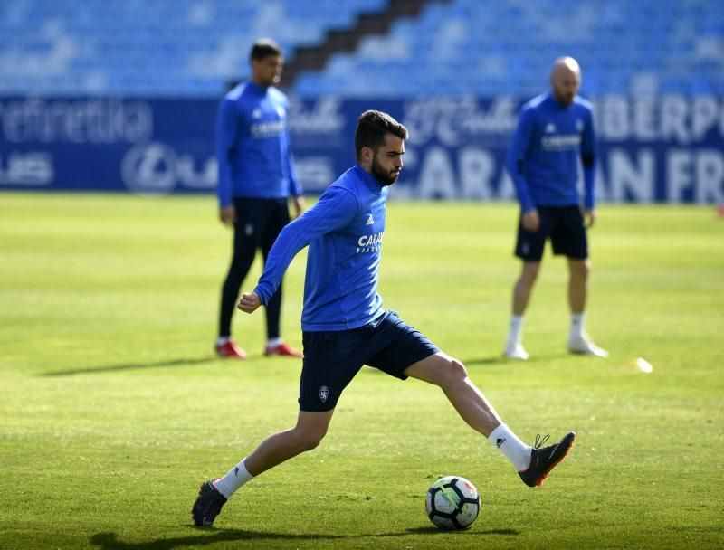 El Real Zaragoza se prepara para el 'derbi' de mañana