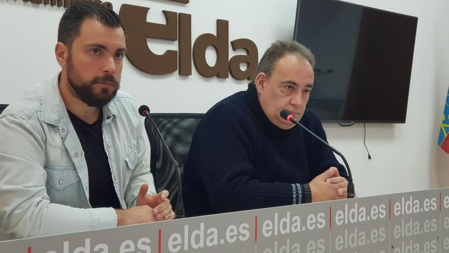 El candidato a las municipales por Izquierda Unida y el coordinador de la formación