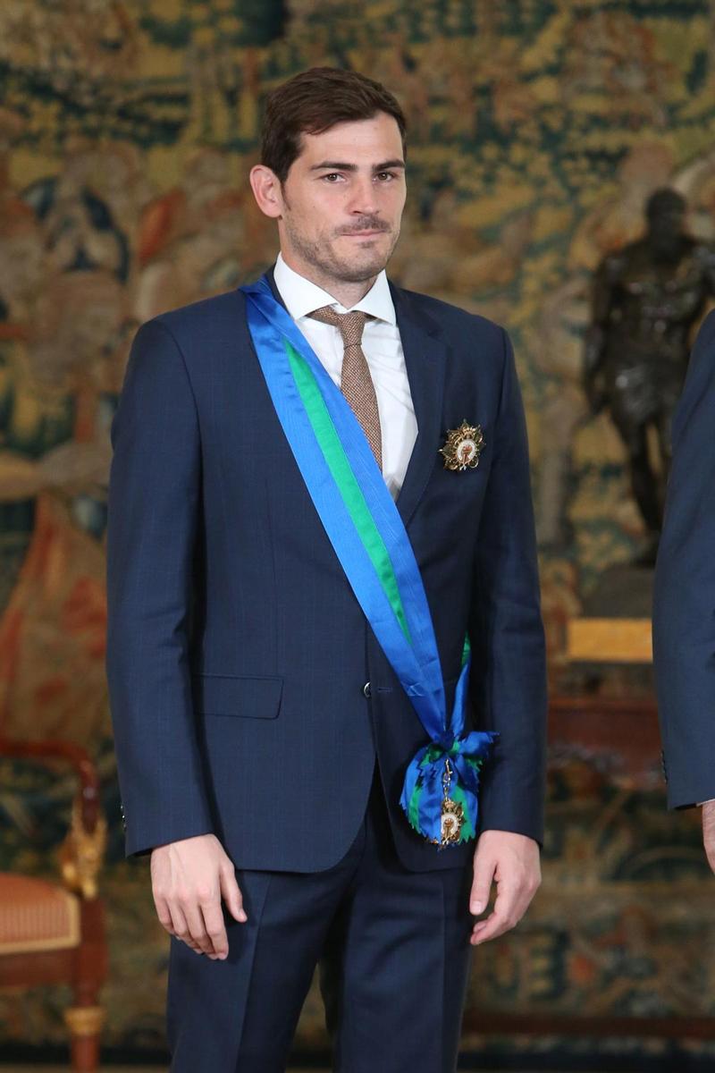 Iker Casillas en el Palacio de la Moncloa