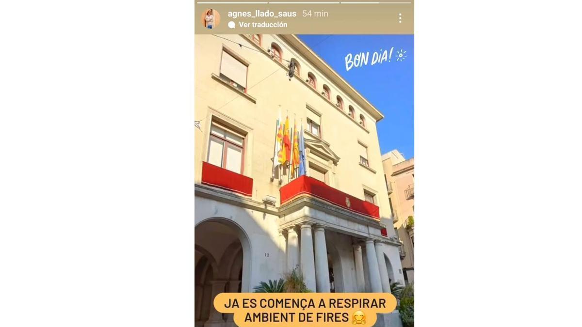 La captura de pantalla de la publicació.