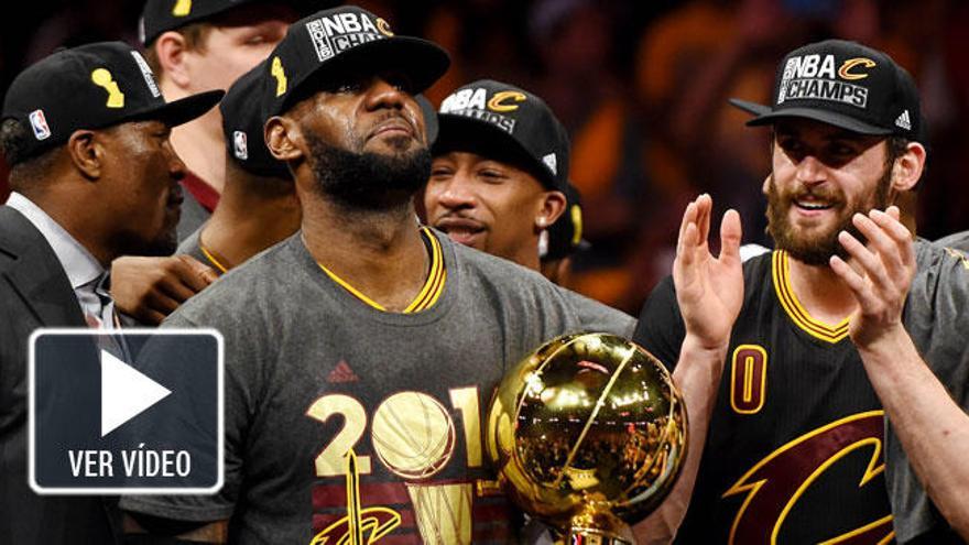 LeBron James corona a los Cavaliers.