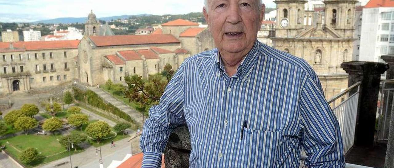 Tito Estévez, uno de los premiados este año por Amigos de Pontevedra. // Rafa Vázquez