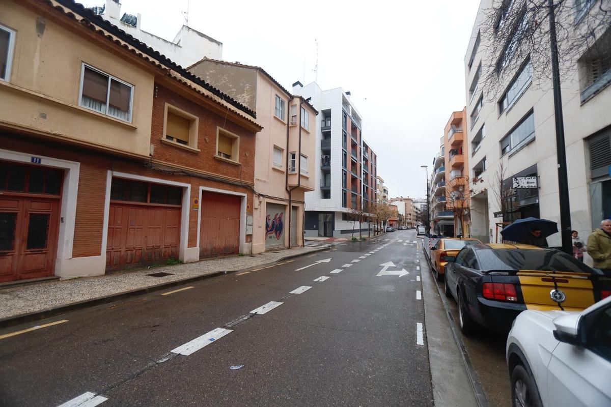 Camino del Vado en el Barrio Jesús.