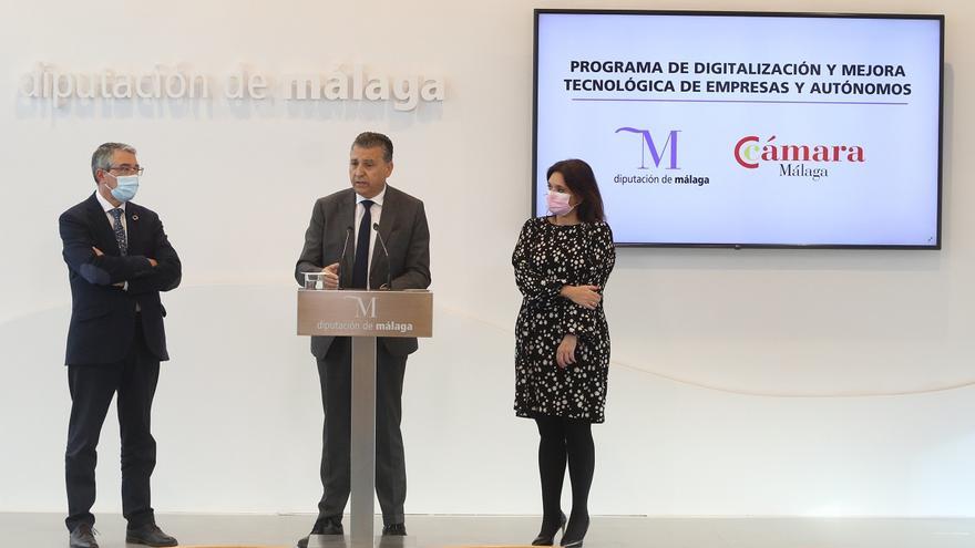 La Diputación y la Cámara apoyan la digitalización e internacionalización de 500 pymes y autónomos