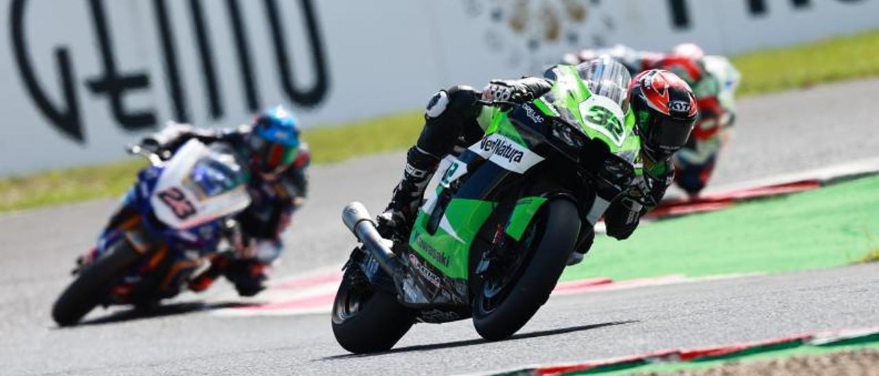 Isaac Viñales, en una de las carreras disputadas en el Autódromo de Most el fin de semana. | ORELAC