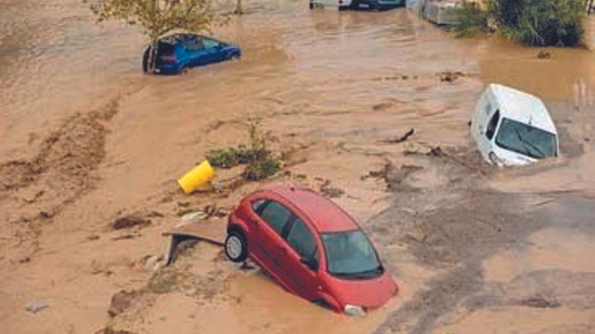 Lluvias torrenciales, cada vez más frecuentes por el cambio climático.