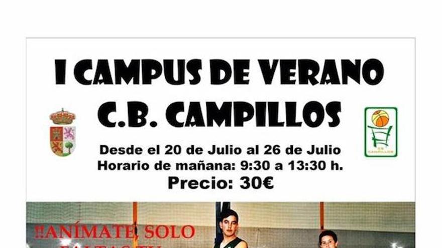 Cartel del campus que acogerá Campillo.