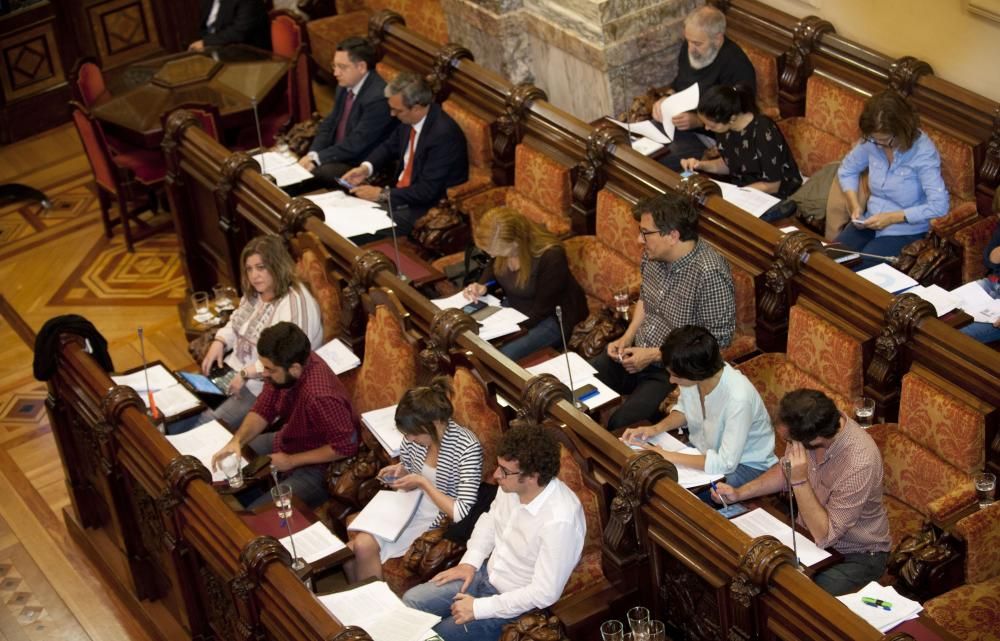 Pleno municipal celebrado el lunes, 5 de junio de 2017.