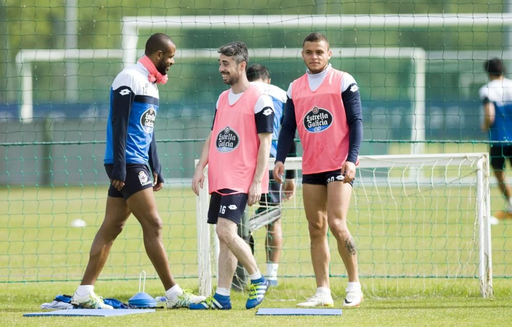 El Dépor avanza en la preparación del partido