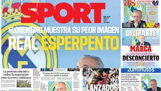 Estas son las portadas de la prensa deportiva de hoy