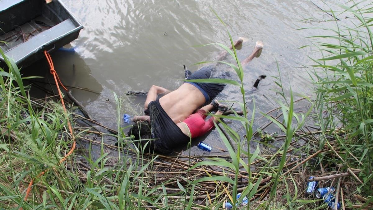 la niña valeria y su padre rio bravo