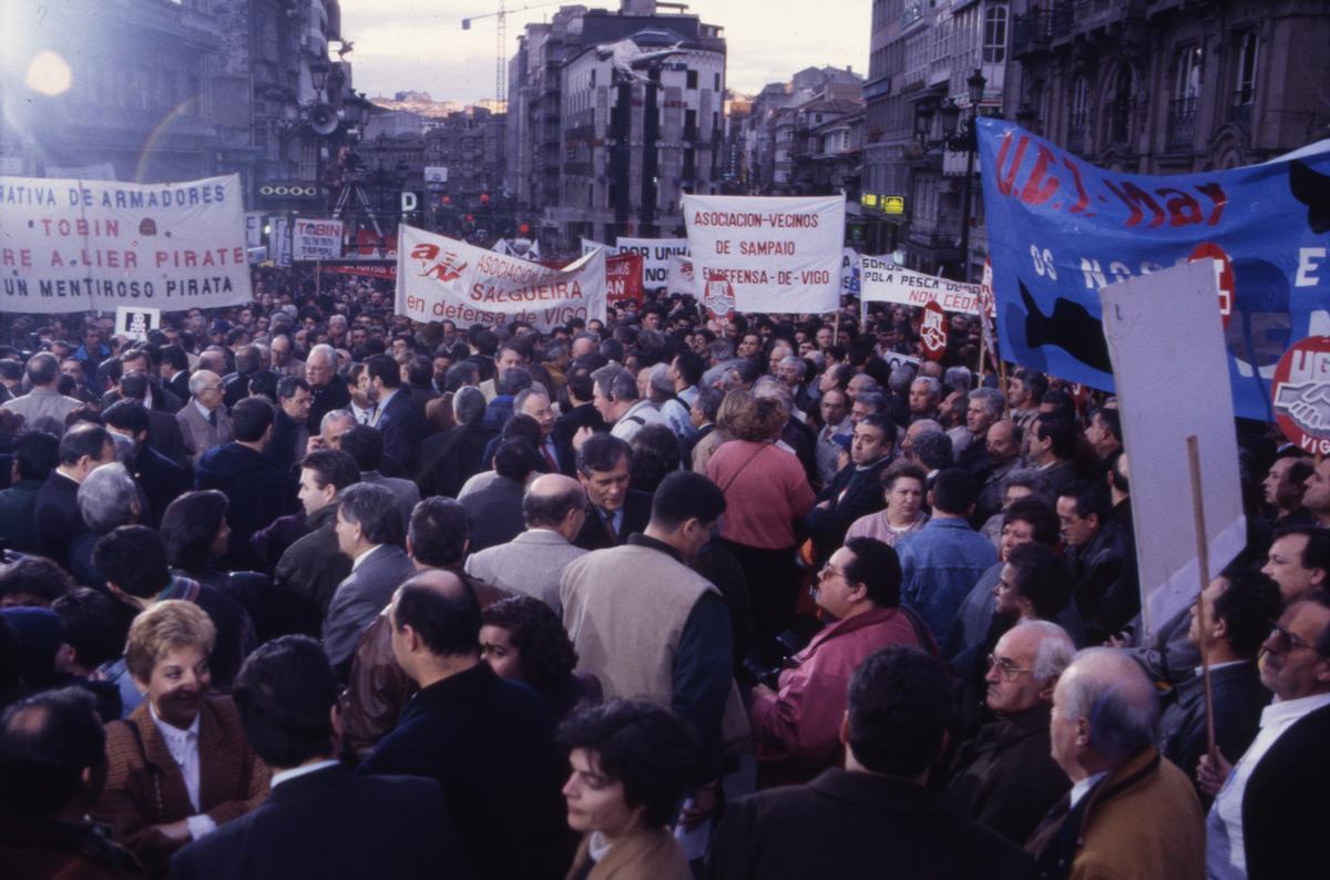 La Guerra del Fletán: la manifestación que invadió Vigo