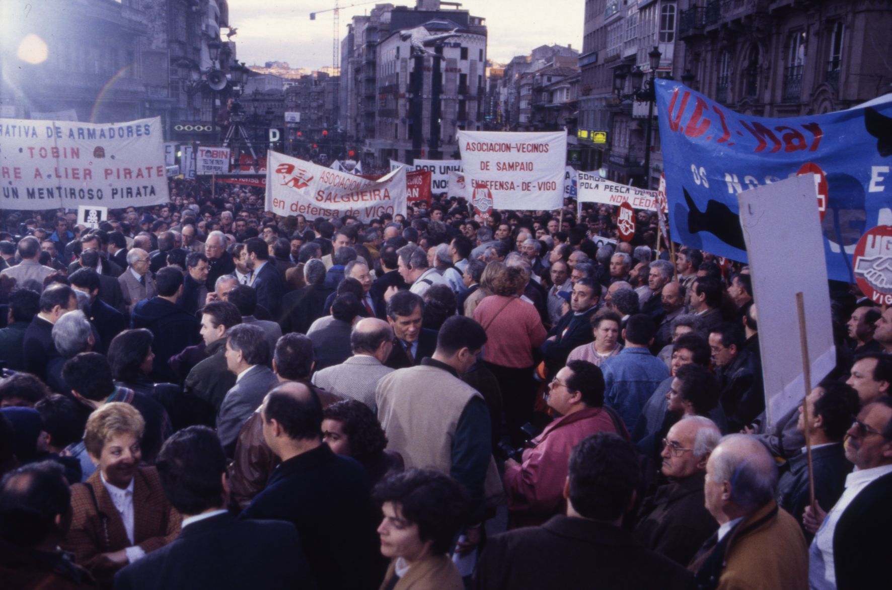 La guerra que tal día como hoy invadió Vigo con 100.000 manifestantes