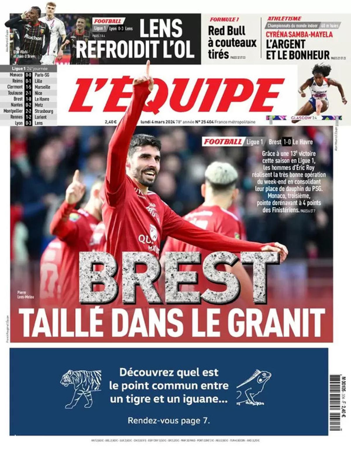 Las portadas de los periódicos deportivos de hoy, lunes 4 de marzo Las portadas de los periódicos deportivos de hoy, lunes 4 de marzo