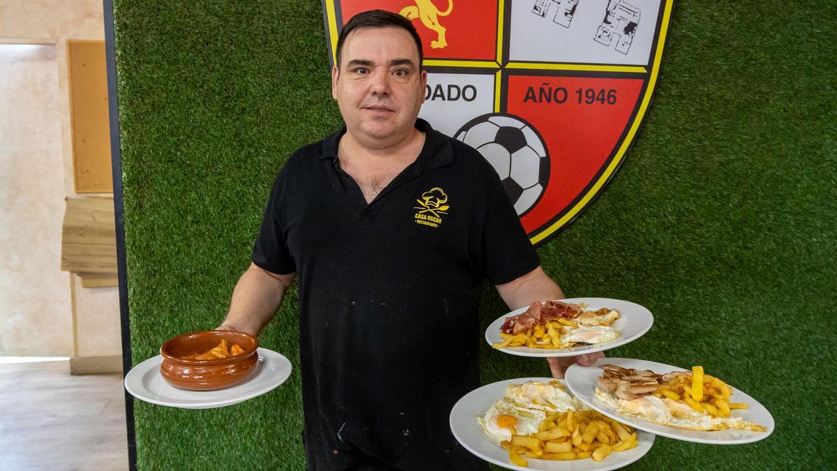 En imágenes | El bar del Hernán Cortés: un referente gastronómico del fútbol base que ha enganchado a media Romareda