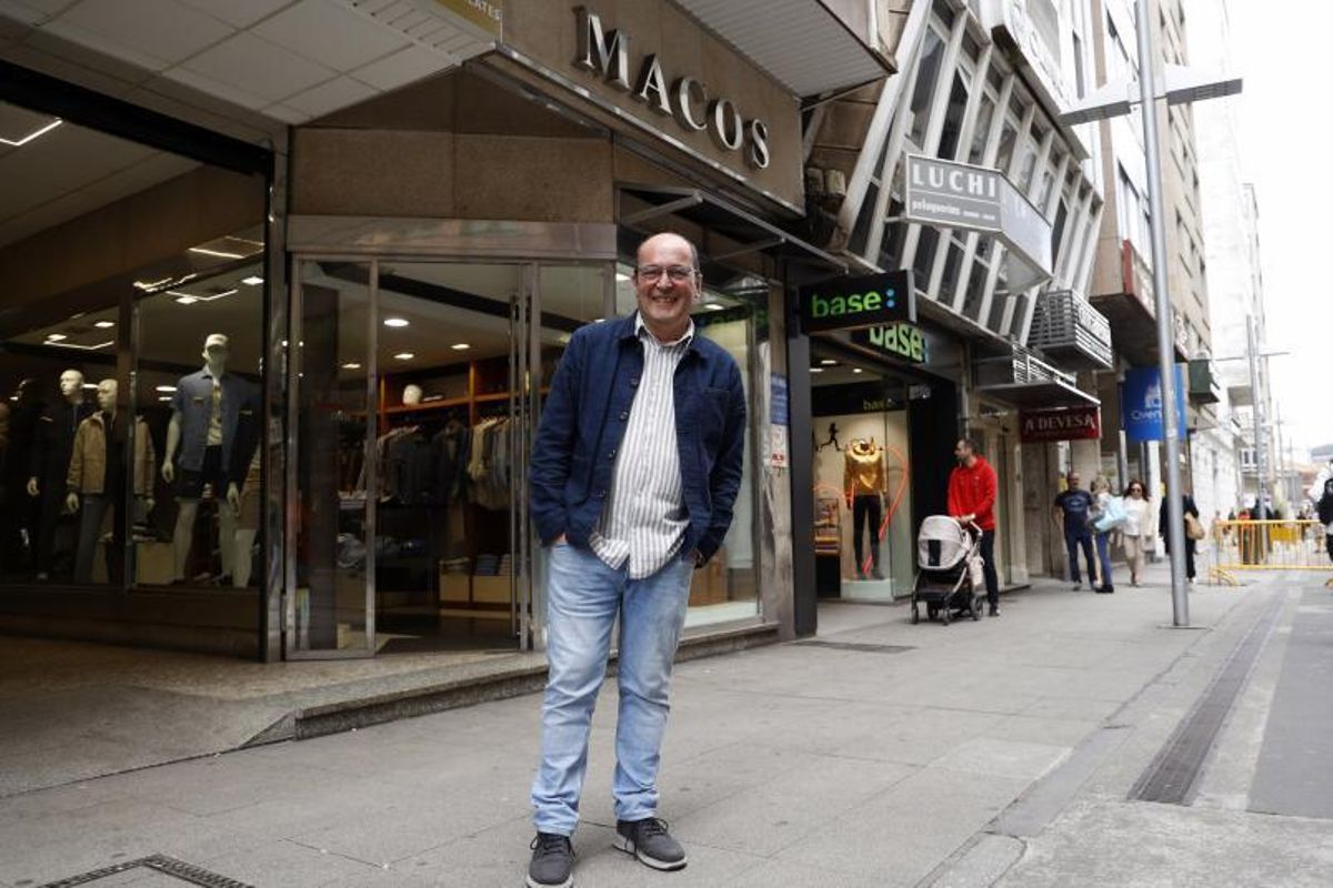 Miguel Magariños Costas, ante “Macos”. | // G. SANTOS