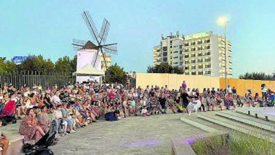 El ‘show’ se celebró en sa Punta des Molí.