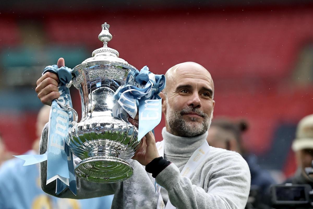 Pep Guardiola, con su último título en el City en 2026